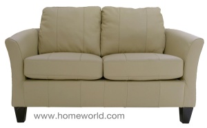 The Gianna Loveseat is 55" wide.